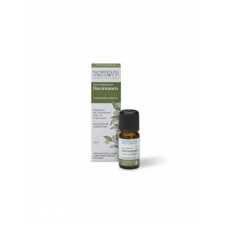 Nasoterapia Olio Essenziale Ravintsara Biologico 100% Puro Naturale 5 ml Balsamico e Purificante