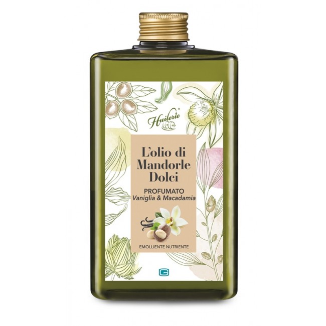 Giuriati Group Huilerie L'olio Di Mandorle Dolci Profumato Vaniglia & Macadamia 300 Ml