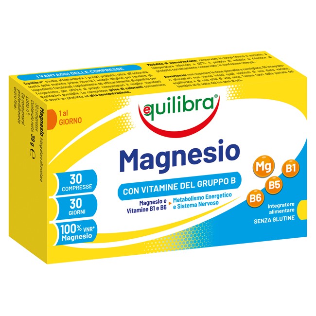 Equilibra Magnesio Con Vitamine Gruppo B 30 Compresse