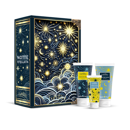 Euphidra Cofanetto Notte Stellata Benessere Corpo con Doccia Gel + Sapone Mani + Crema Mani