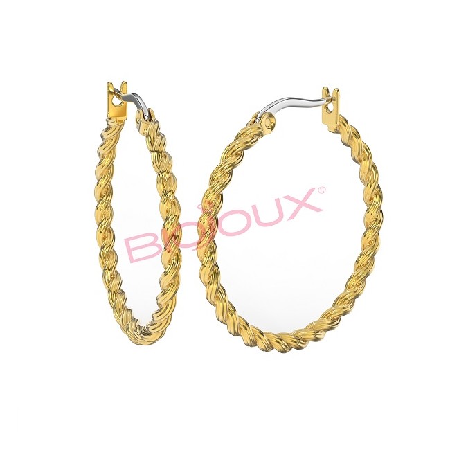 Biojoux Orecchino Eldara Gold Plated Bjt379 Anallergici e Biocompatibili