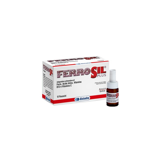 Biotrading Ferrosil Plus 12 Flaconcini