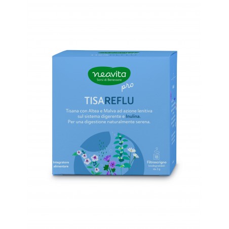 Neavita Pro Tisareflu Tisana Lenitiva e Digestiva con Altea, Malva e Inulina 18 Filtri