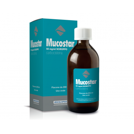 Aesculapius Mucostar 50 Mg/ml Sciroppo Carbocisteina