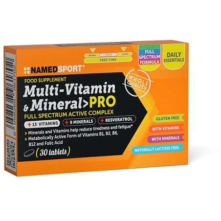 Named Multi-vitamin&mineral Pro 30 Compresse