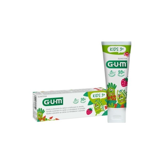 Sunstar Gum Kids Monster 3/6 Dentifricio Bimbi 50 Ml