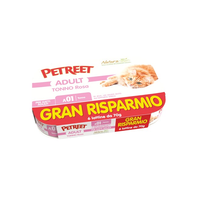 Ciam Petreet Cat A01 Gr Tonno Rosa 6x70 G