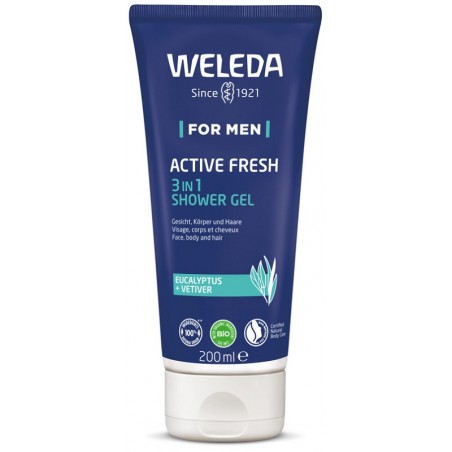 Weleda Doccia For Men Active Fresh 3in1 Shower Gel 200 Ml