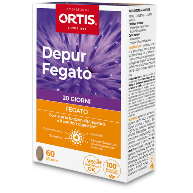 Ortis Laboratoires Depur Fegato 60 Compresse