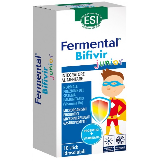 Esi Fermental Bifivir Junior 10 Stick Idrosolubili