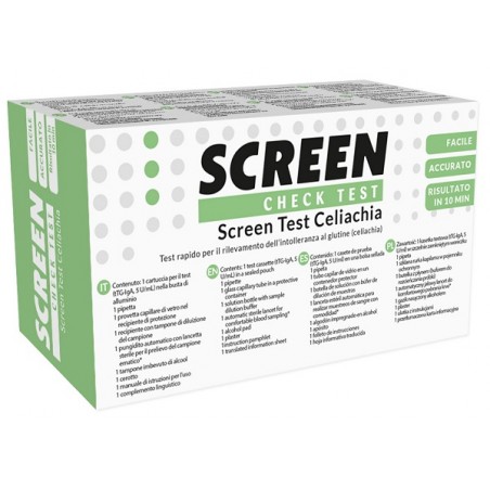 Screen Italia Screen Test Rapido Screen Test Celiachia Per Rilevazione Intolleranza Glutine 1 Pezzo