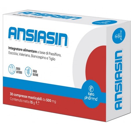 Igea Pharma Ansiasin 30 Compresse Masticabili