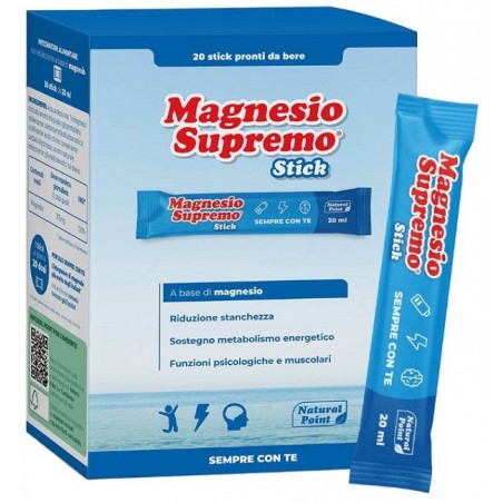 Natural Point Magnesio Supremo 20 Stick Da 20 Ml