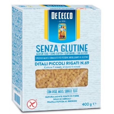 F. Lli De Cecco De Cecco Ditali Piccoli Rigati N69 400 G