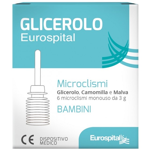 Eurospital Microclismi Glicerolo Bambini 6 Pezzi