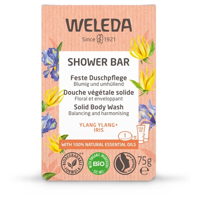 Weleda Bagno Doccia Solido Ylang Ylang + Iris 75 G