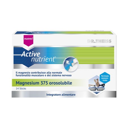 Naturwaren Theiss Active Nutrient Magnesium 375 14 Stick Orosolubili