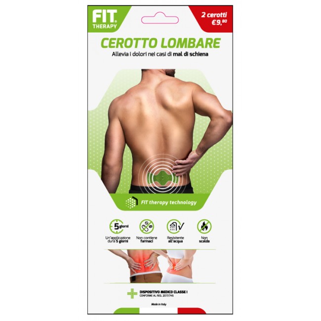 D. Fenstec Fit Therapy Cerotto Lombare 2 Pezzi