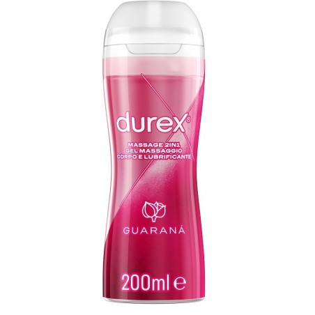 Reckitt Benckiser Durex Massage 2 In 1 Gel Massaggio Corpo E Lubrificante Guarana' 200 Ml