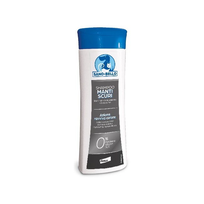 Elanco Sano E Bello Shampoo Manti Scuri Nf 250 Ml