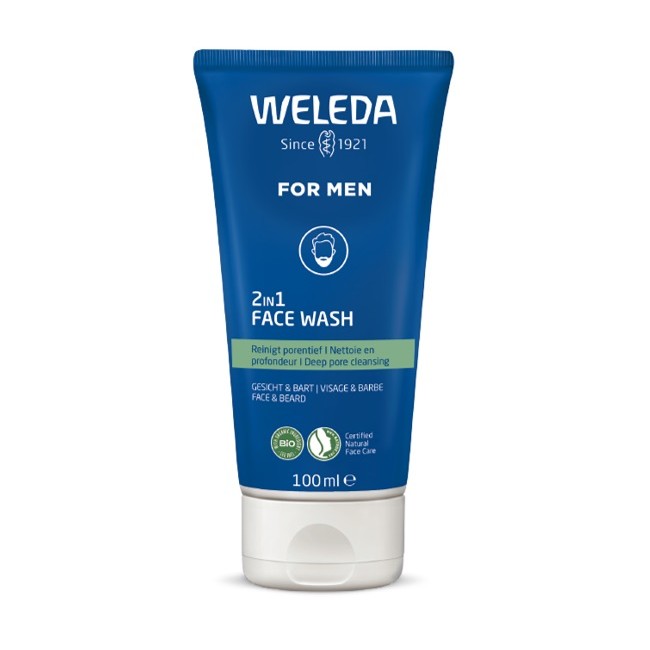 Weleda 2in1 Face Wash Gel Detergente 100 Ml