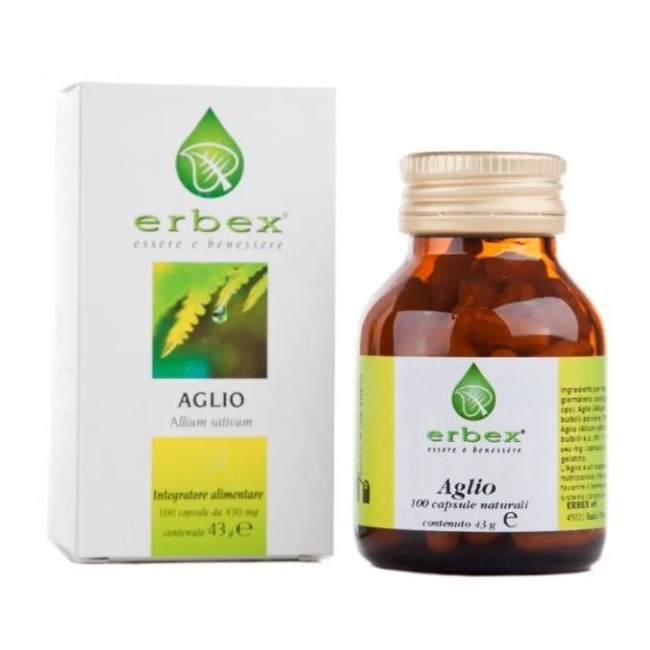 Erbex Aglio 100 Capsule 430 Mg