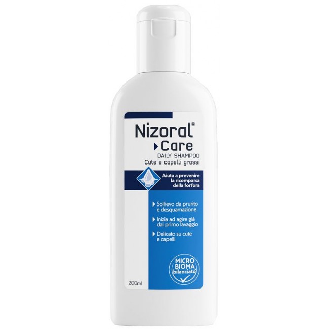 Eg Eurogenerici Nizoral Care Daily Shampoo Cute & Capelli Grassi 200 Ml