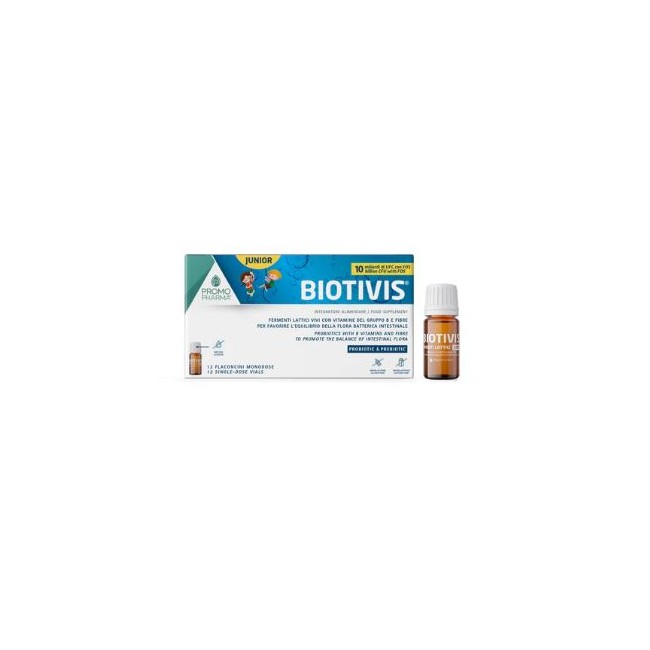 Promopharma Biotivis Junior 10mld 12 Flaconcini Da 8 Ml