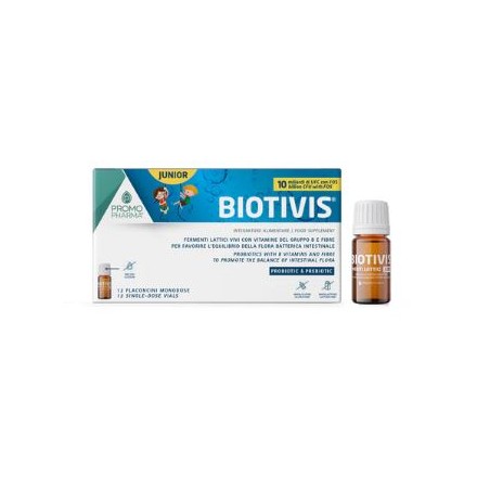 Promopharma Biotivis Junior 10mld 12 Flaconcini Da 8 Ml