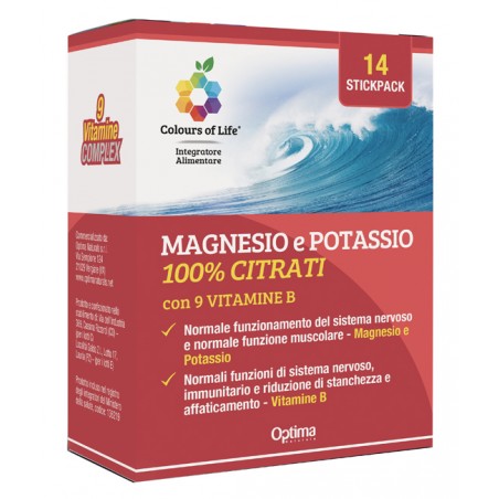 Optima Naturals Magnesio Potassio Vit B 14 Stick