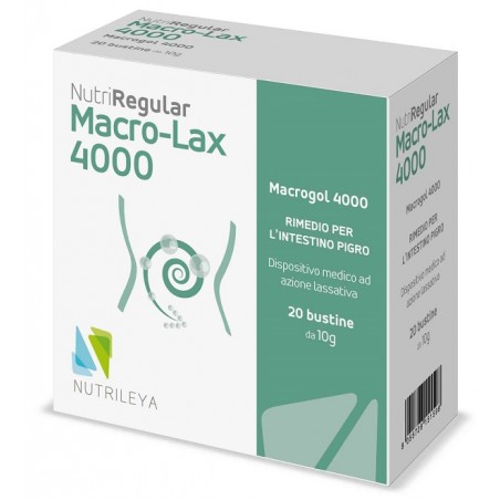 Nutrileya Nutriregular Macro Lax 4000 20 Bustine Da 10 G