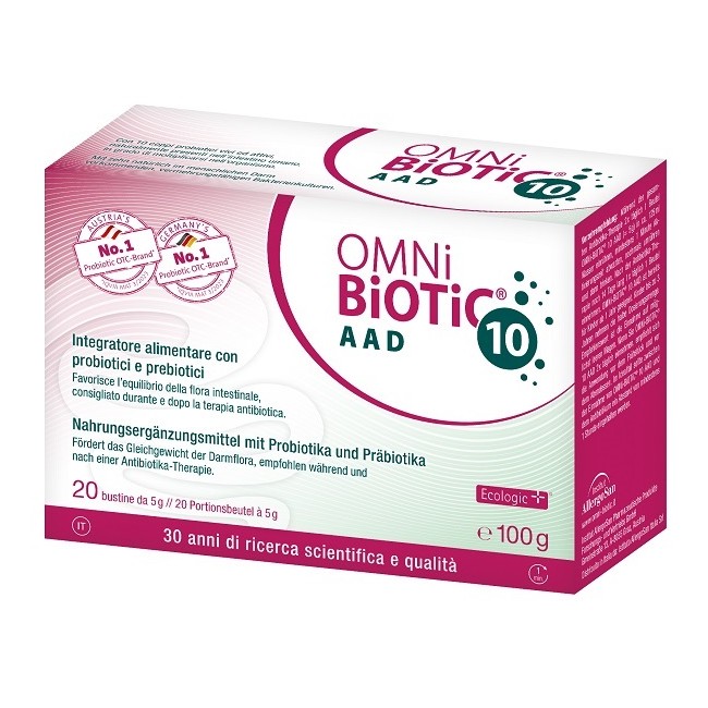 Institut Allergosan Omni Biotic 10 Aad Kids 20 Bustine Da 25 G