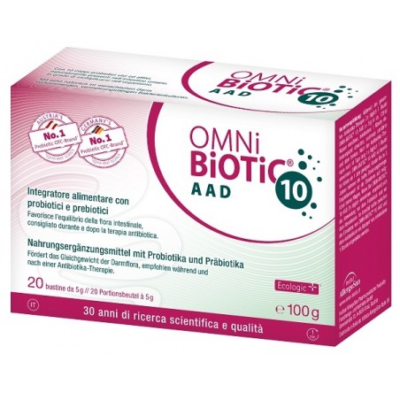 Institut Allergosan Omni Biotic 10 Aad Kids 20 Bustine Da 25 G