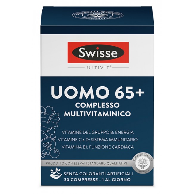 Health And Happiness It. Swisse Uomo 65+ Complesso Multivitaminico 30 Compresse