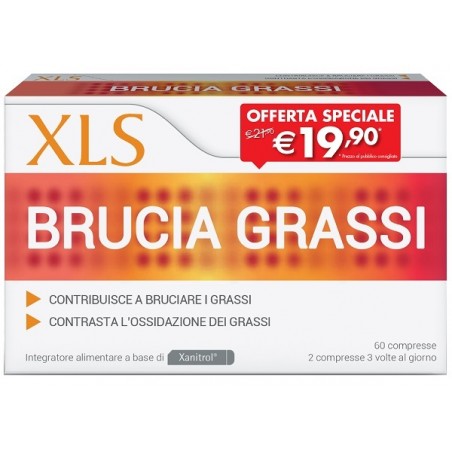 Perrigo Xls Brucia Grassi 60 Compresse Taglio Prezzo