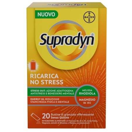 Bayer Supradyn Ricarica No Stress 20 Bustine