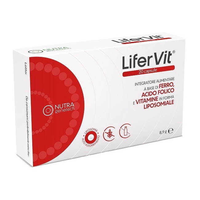 Nutragenetech Lifervit 20 Capsule