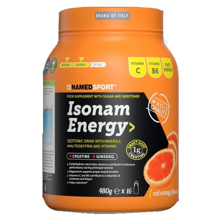 Named Isonam Energy Orange 480 G 1 G Creatina