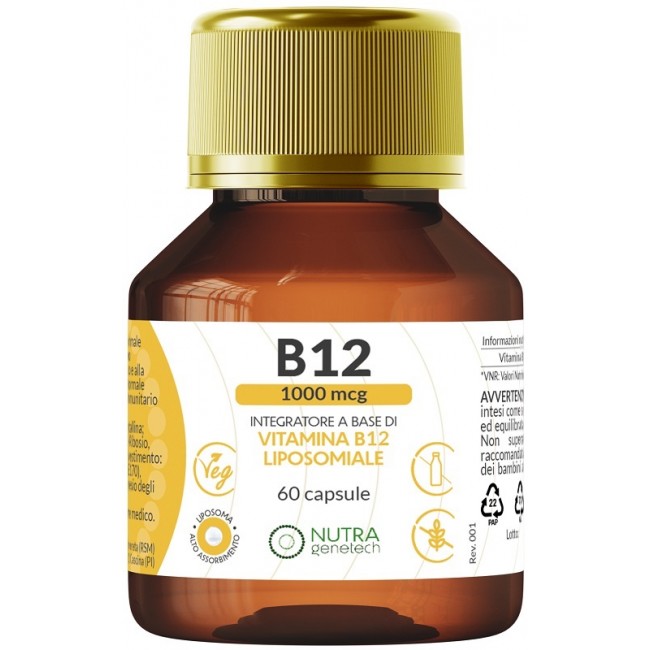 Nutragenetech Vitamina B12 1000 Mcg 60 Capsule