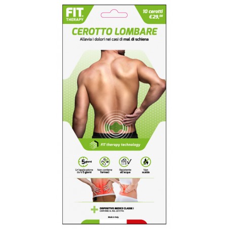 D. Fenstec Fit Therapy Cerotto Lombare 10 Pezzi