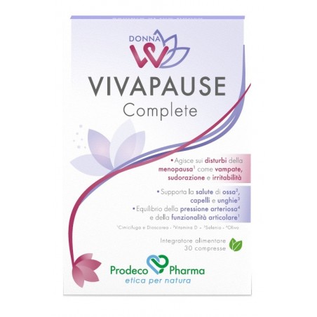 Prodeco Pharma Donnaw Vivapause Complete 30 Compresse