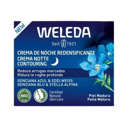 Weleda Crema Notte Contouring Genziana Blu & Stella Alpina 40 Ml