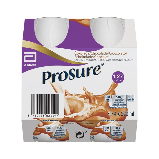 Abbott Prosure Chocolate 4 Bottiglie Da 220 Ml