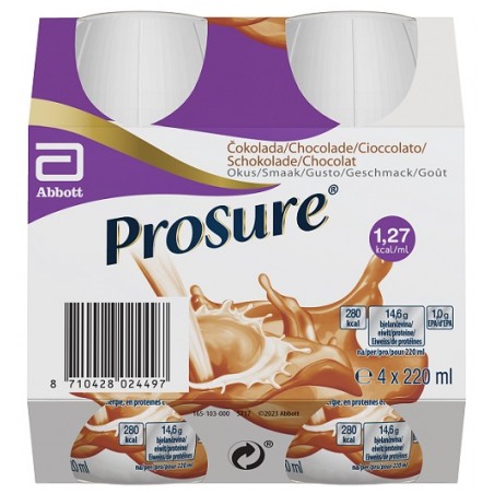 Abbott Prosure Chocolate 4 Bottiglie Da 220 Ml