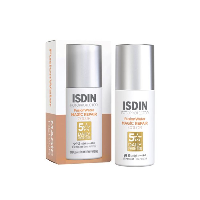 Isdin Fotoprotector Fusion Water Magic Repair Color Spf 50 50 Ml