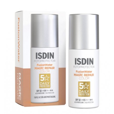 Isdin Fotoprotector Fusion Water Magic Repair Color Spf 50 50 Ml