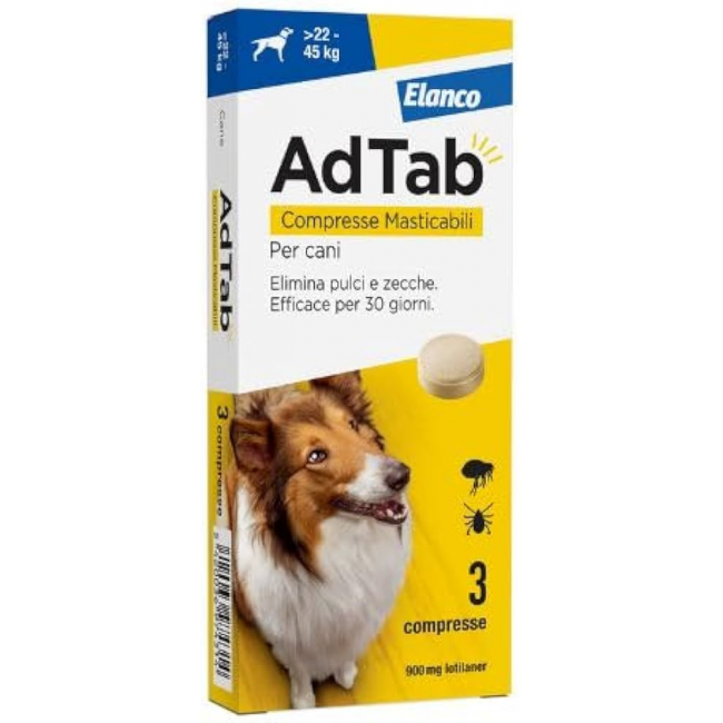 Elanco Adtab Compresse Masticabili Per Cani