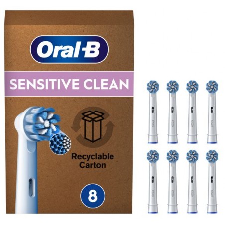 Procter & Gamble Oralb Power Refill Eb60 Sensitive 8 Pezzi