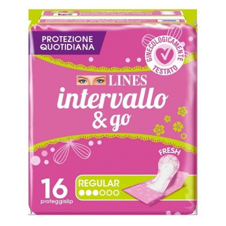 Fater Proteggislip Lines Intervallo Fresh&go Ripiegati 16 Pezzi