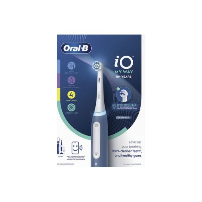 Procter & Gamble Oralb Spazzolino Power Io4 Teens Blue